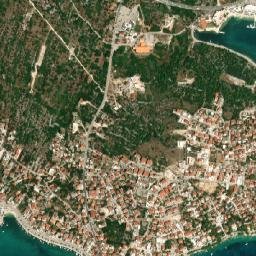 Rogoznica Općina map(satellite map)