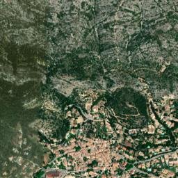 Puyloubier map(satellite map)