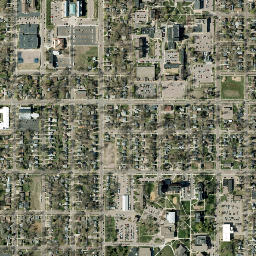 1301-1399 W 29th St Sioux Falls SD High Resolution Satellite Map
