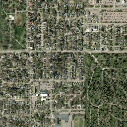 1601 South 2nd Avenue, Sioux Falls, SD High Resolution Satellite Map