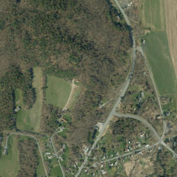 Hampton New York High Resolution Satellite Map