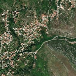 Žrnovnica map(satellite map)