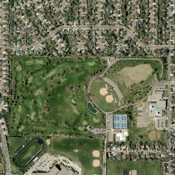 2405 South Sheffield Circle, Sioux Falls, SD High Resolution Satellite Map