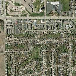 6620 W 47th St Sioux Falls South Dakota  High Resolution Satellite Map