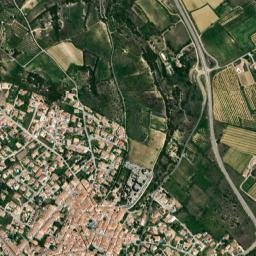 Villeveyrac map(satellite map)