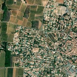 Pourrières map(satellite map)