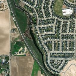 1728-1750 North Pewter Avenue Kuna ID High Resolution Satellite Map