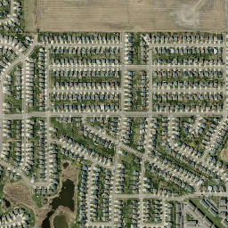 4416 S Vista Park Ave Sioux Falls SD High Resolution Satellite Map