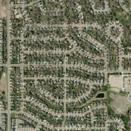 6515-6519 W 54th St Sioux Falls SD High Resolution Satellite Map