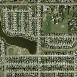 7213 West 65th Street Sioux Falls SD High Resolution Satellite Map