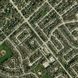 Regional Municipality of Waterloo map(satellite map)