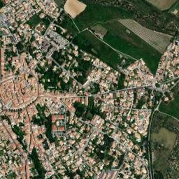 Poussan map(satellite map)