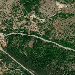 Lovreć map(satellite map)