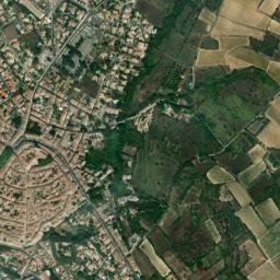 Montagnac map(satellite map)