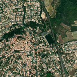 Magalas map(satellite map)