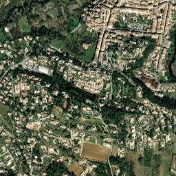 Carcès map(satellite map)