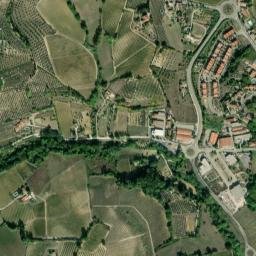 San Gimignano map(satellite map)