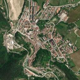 Cantiano map(satellite map)