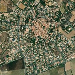 Puissalicon map(satellite map)