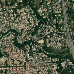 Fuveau map(satellite map)