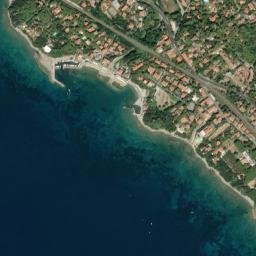 Quercianella map(satellite map)