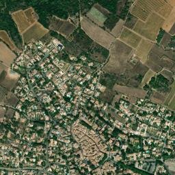 Tourbes map(satellite map)