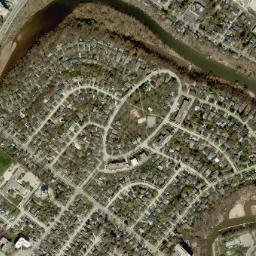 Oakville map(satellite map)