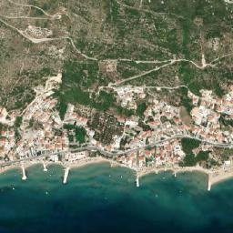 Duće map(satellite map)