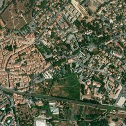 Fréjus map(satellite map)