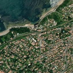 Guéthary map(satellite map)