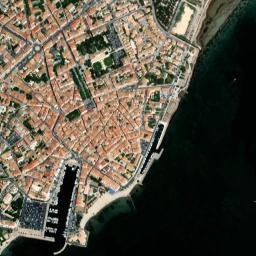 Mèze map(satellite map)