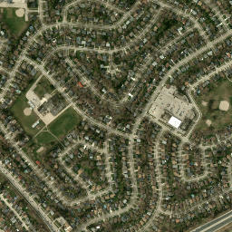 Kitchener map(satellite map)