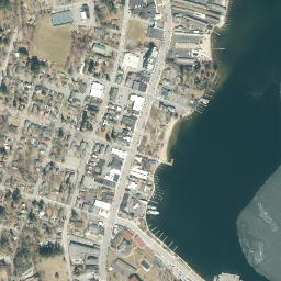 Lake George New York High Resolution Satellite Map