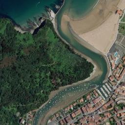 Plentzia map(satellite map)