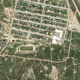 204 Lewis Street, Midwest, WY 82643, USA High Resolution Satellite Map