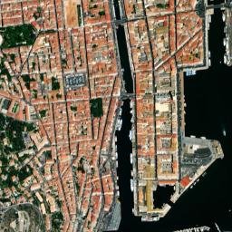 Sète map(satellite map)