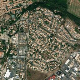 Saint-Thibéry map(satellite map)