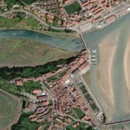 San Vicente de la Barquera map(satellite map)