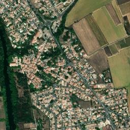 Lignan-sur-Orb map(satellite map)