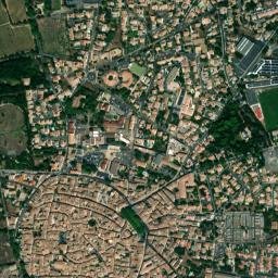 Florensac map(satellite map)