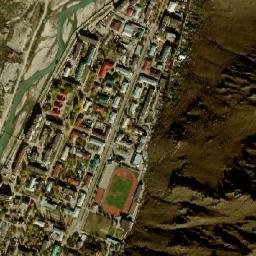 Tyrnyauz map(satellite map)