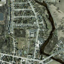 Saukville map(satellite map)