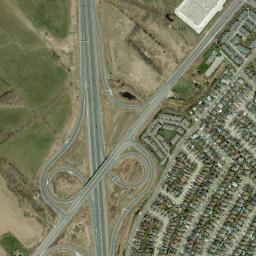 Burlington map(satellite map)