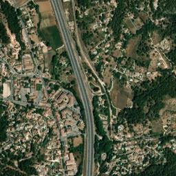 La Destrousse map(satellite map)
