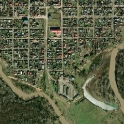 Petropavlovskaya map(satellite map)