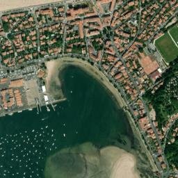 Hendaye map(satellite map)