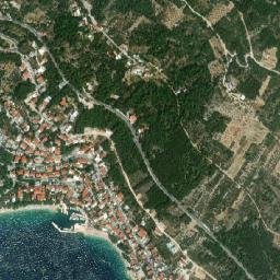 Brela map(satellite map)