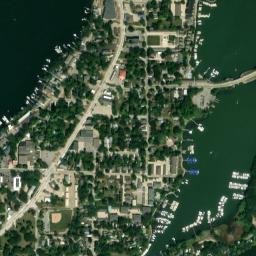 Arnolds Park map(satellite map)