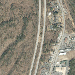 French Mountain New York High Resolution Satellite Map