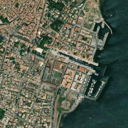 Marseillan map(satellite map)